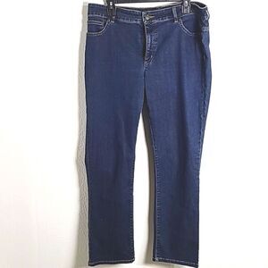 Lauren Ralph Lauren Jeans, Straight Leg, Medium Wash Size 14